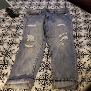 Gap Boyfriend ripped jeans